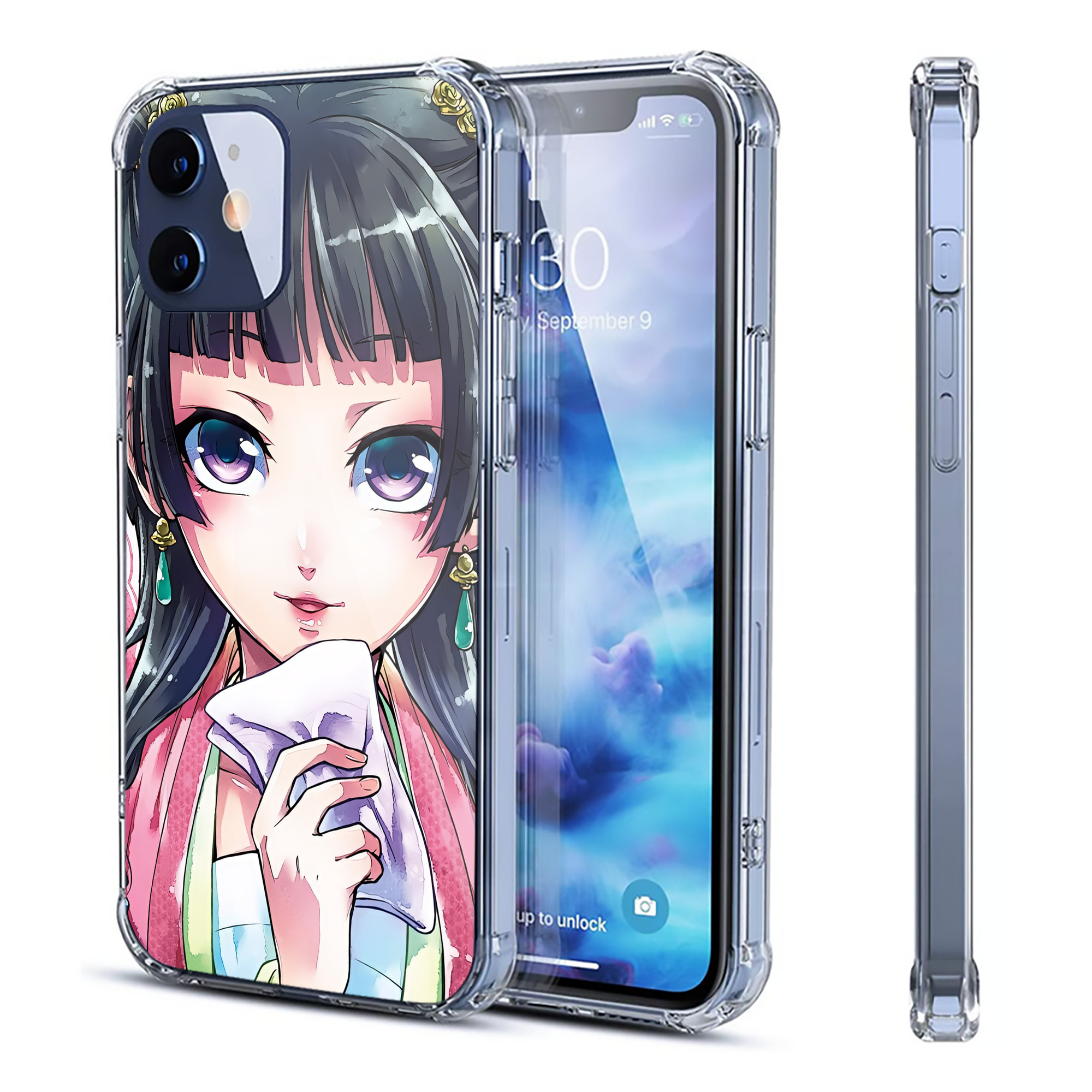 （画像用） 薬屋のひとりごと The Apothecary Diaries 【iPhone 12シリーズ対応】透明スマホケース（クリアソフトケース）